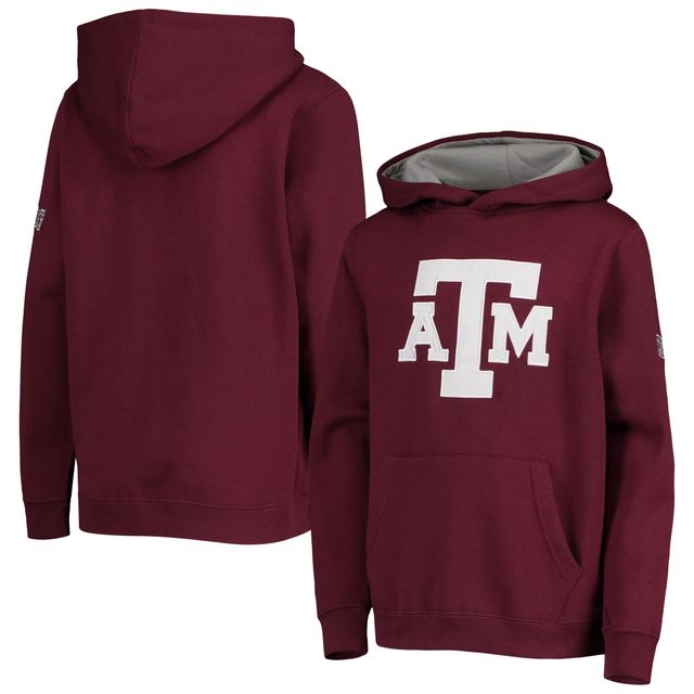 Sweat à capuche bordeaux Texas A&M Aggies Big Logo pour jeune