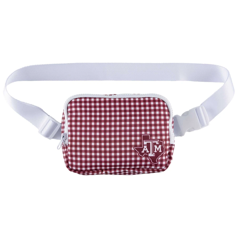 ZooZatz Texas A&M Aggies Gingham Fanny Pack