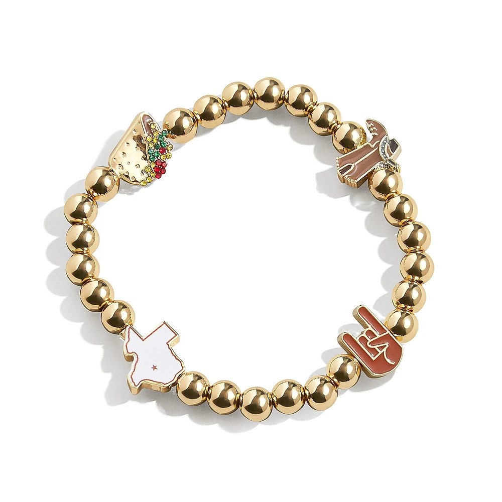 BaubleBar  Texas Longhorns Mixed Icon Pisa Bracelet