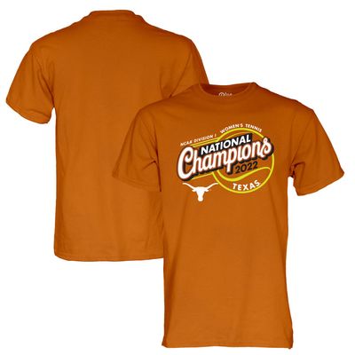 Blue 84 Texas Orange Longhorns 2022 NCAA Women's Tennis National Champions T-Shirt