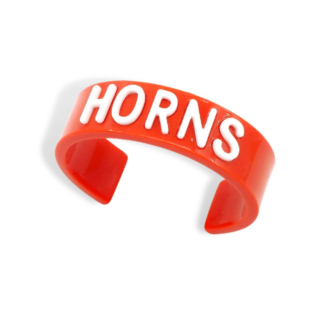 Brianna Cannon Texas Longhorns Bracelet manchette avec mot-symbole