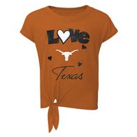 Infant Texas Orange/Black Longhorns Forever Love T-Shirt & Leggings Set