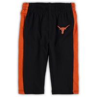 Infant Texas Orange/Black Longhorns Little Kicker Long Sleeve Bodysuit and Sweatpants Set