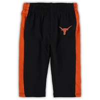 Bébé Texas Orange/Noir Longhorns Little Kicker Body à manches longues et pantalon de survêtement