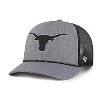 Men's '47  Gray Texas Longhorns Carbon Rope Adjustable Hat