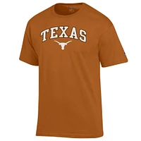 Men's Champion  Texas Orange Longhorns Arch Over Logo T-Shirt