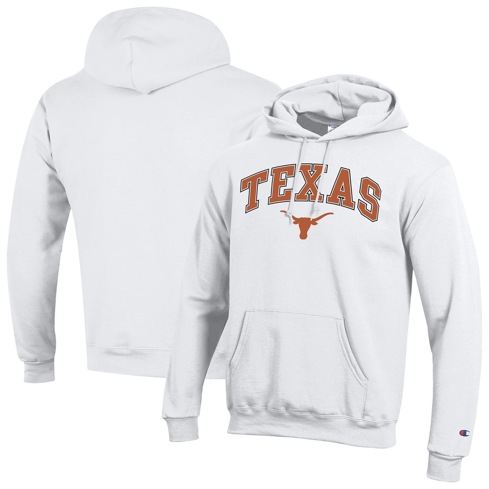 Men's Champion Texas Longhorns Arch Over Logo Pullover Hoodie