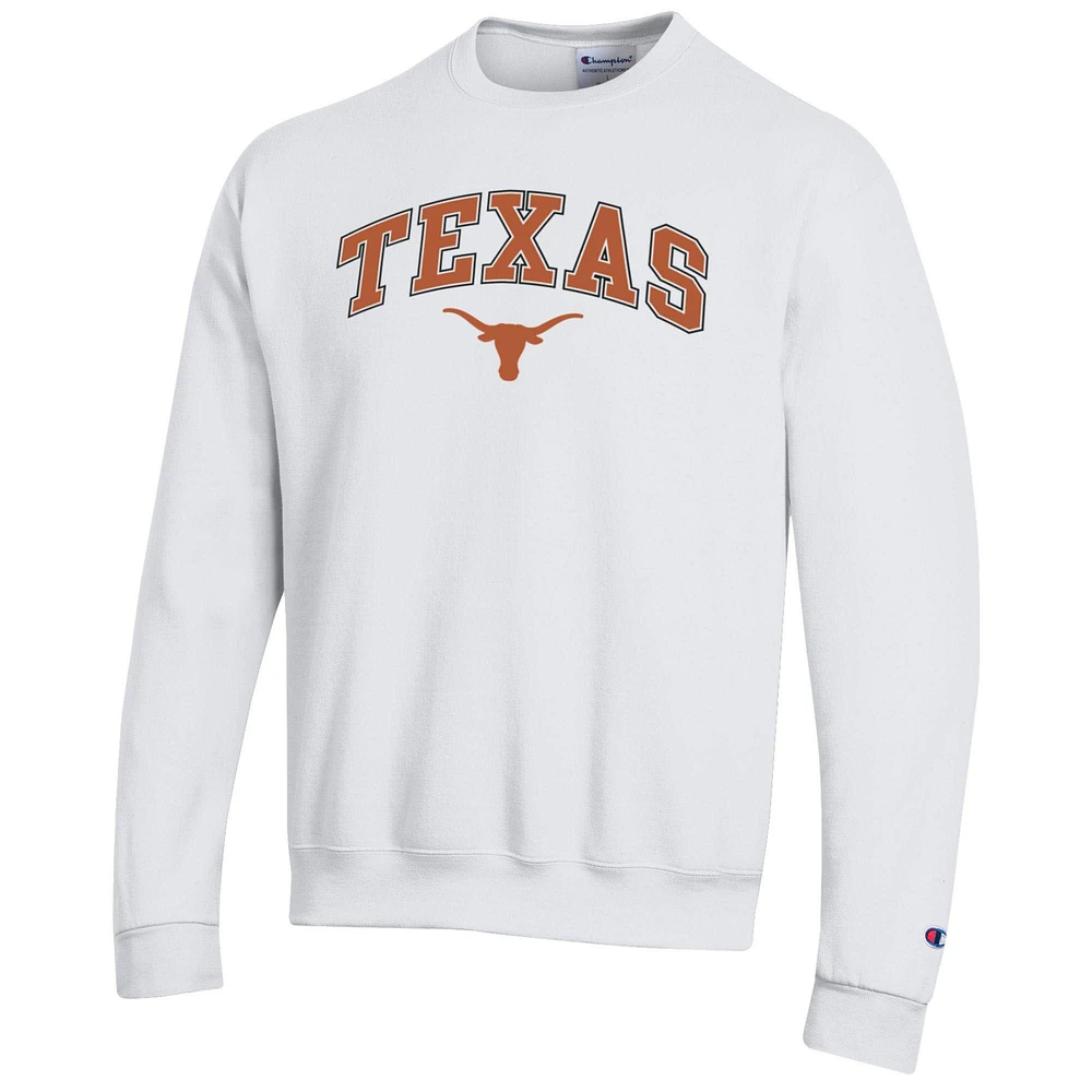 Men's Champion Texas Longhorns Arch Over Logo Pullover Sweatshirt