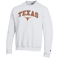 Men's Champion Texas Longhorns Arch Over Logo Pullover Sweatshirt