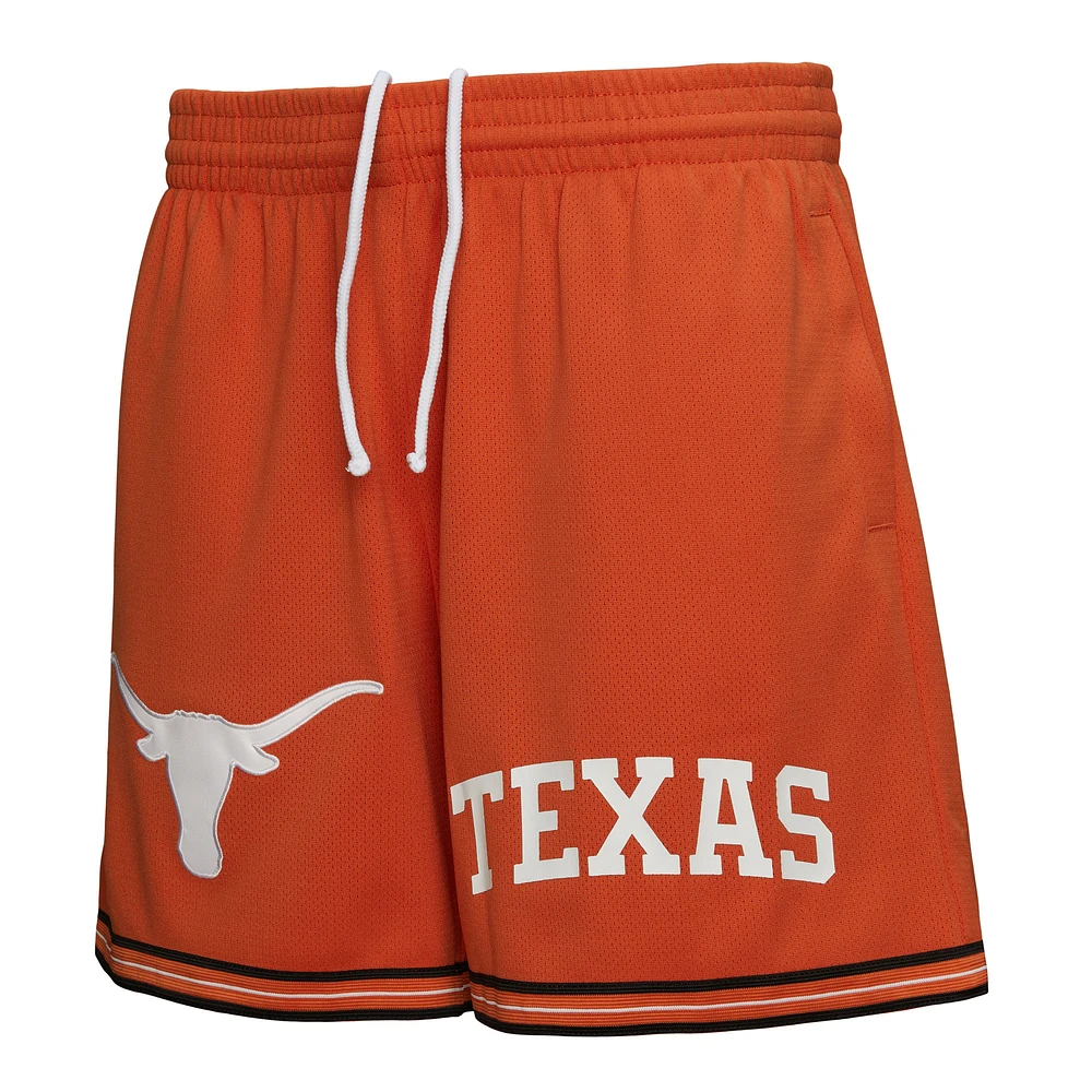 Short en maille orange brûlé Texas Longhorns Team Origins pour homme de Mitchell & Ness