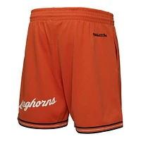 Short en maille orange brûlé Texas Longhorns Team Origins pour homme de Mitchell & Ness