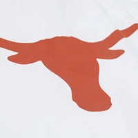 Men's Mitchell & Ness  White Texas Longhorns Coaches Full-Snap Hoodie Jacket