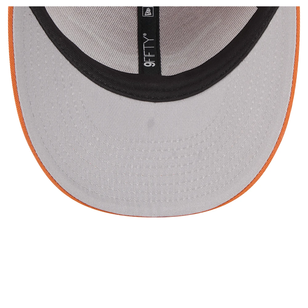 Men's New Era Texas Orange Texas Longhorns Low Profile 9FIFTY Snapback Hat