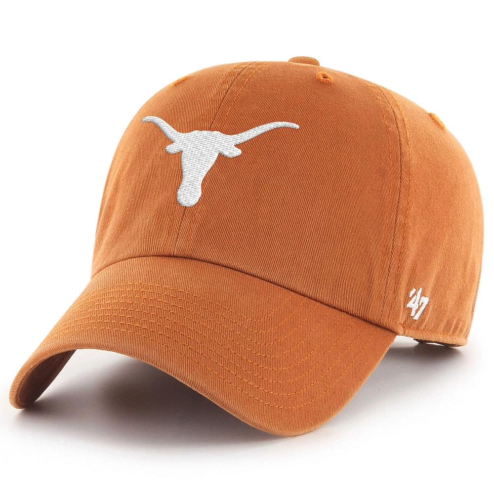 Casquette ajustable Texas Orange 47 Texas Longhorns 2025 du tournoi de basketball féminin NCAA March Madness Final Four Clean Up