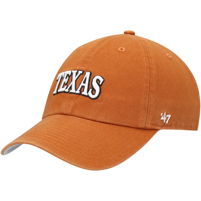 Lids Texas Rangers '47 Black on Black Logo Clean Up Adjustable Hat