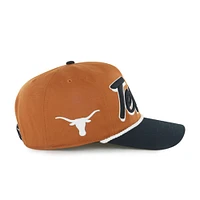 Men's '47 Texas Orange Texas Longhorns Dropshadow Rope Hitch Adjustable Hat