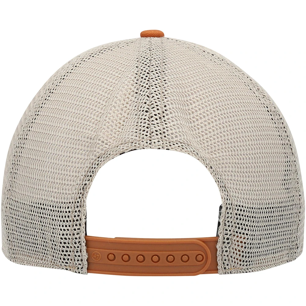 Men's '47 Texas Orange Texas Longhorns Trawler Trucker Snapback Hat