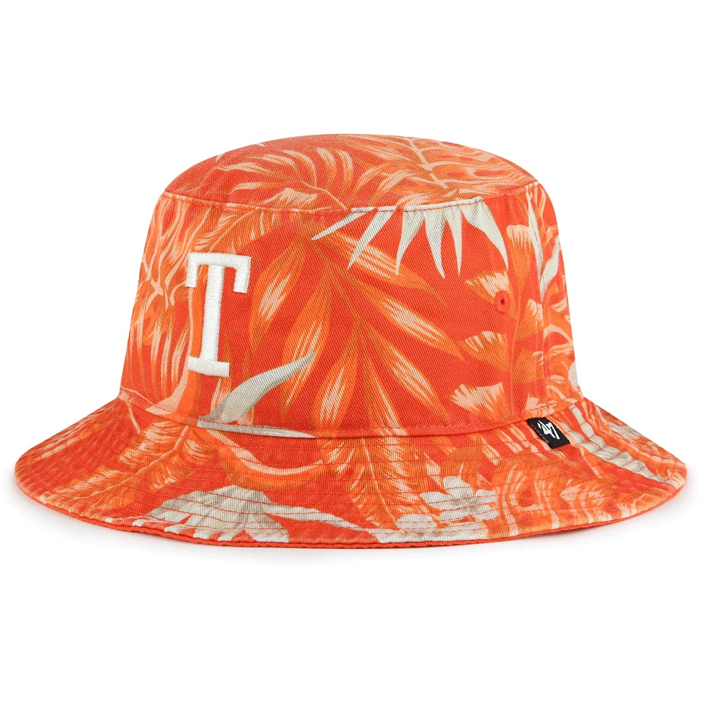 Men's '47 Texas Orange Texas Longhorns Tropicalia Bucket Hat