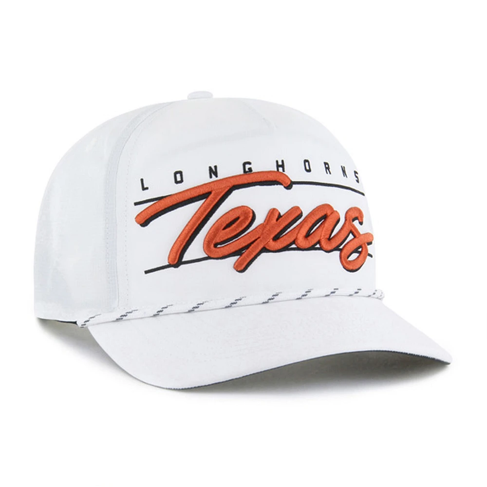 Men's '47 White Texas Longhorns Condor Hitch brrr° Adjustable Hat