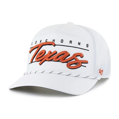 Men's '47 White Texas Longhorns Condor Hitch brrr° Adjustable Hat