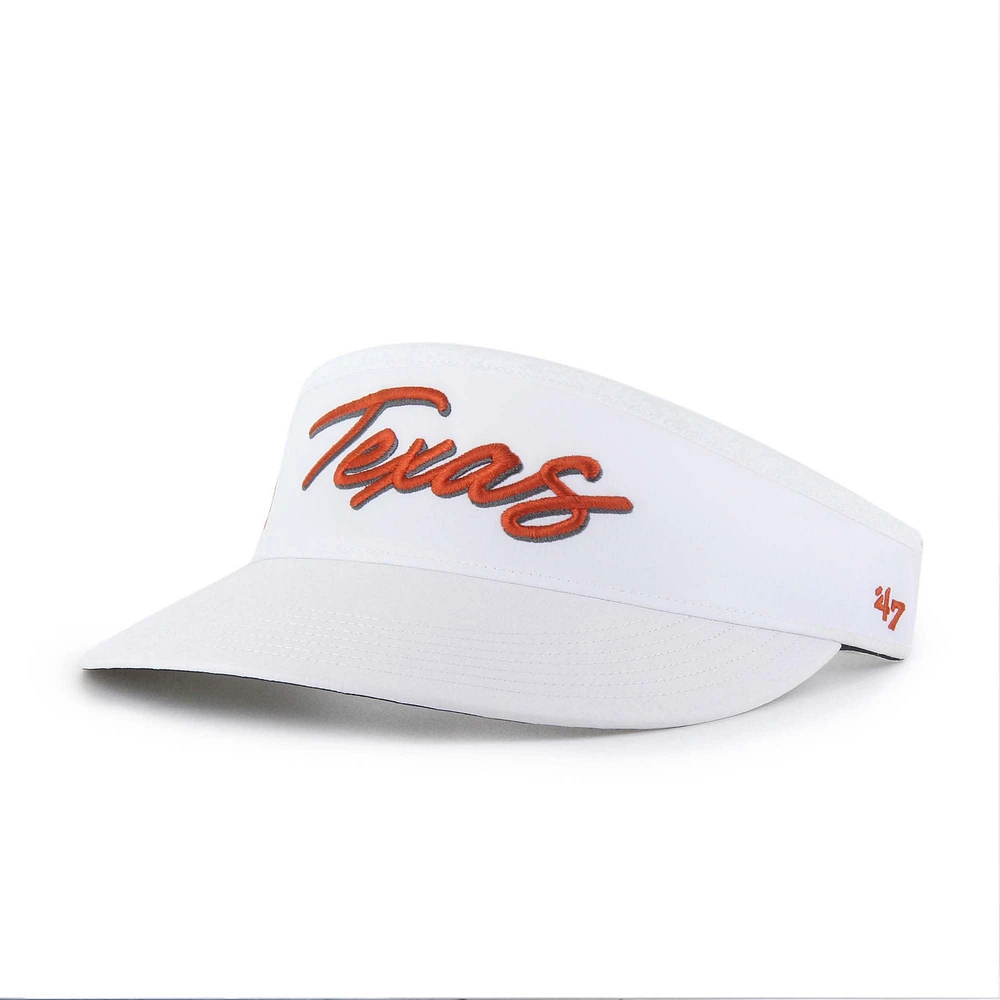 Visière ajustable Melbourne brrr° des Texas Longhorns blancs '47 pour hommes