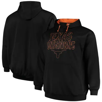 Texas Longhorns Big & Tall Fleece Team Pullover Hoodie - Black
