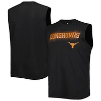 Men's Black Texas Longhorns Big & Tall Tank Top