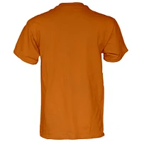 Men's Blue 84  Texas Orange Longhorns College Football Playoff 2025 Peach Bowl T-Shirt