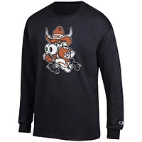 Men's Champion Texas Longhorns Bevo Long Sleeve T-Shirt