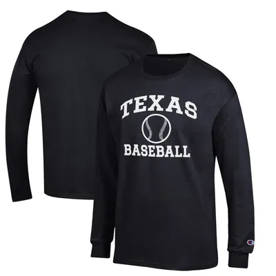 Texas Longhorns Champion Icon Baseball Long Sleeve T-Shirt