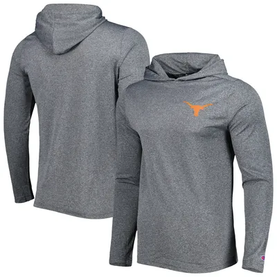 Texas Longhorns Champion Hoodie Long Sleeve T-Shirt - Gray