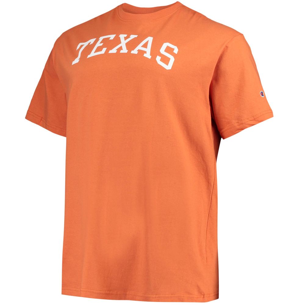 Men's Champion Texas Orange Longhorns Big & Tall Arch Team Logo T-Shirt