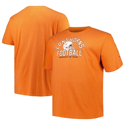 T-shirt de football américain Big & Tall Texas Longhorns Champion Orange pour homme