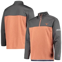 Veste Champion Texas Orange Longhorns Gameday Quarter-Zip pour homme
