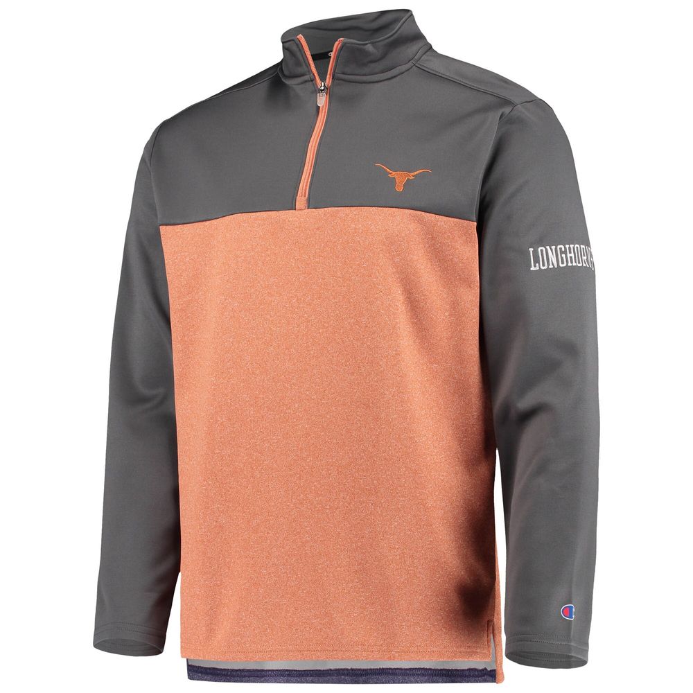Men's Champion Texas Orange Longhorns Gameday Quarter-Zip Jacket