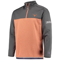 Veste Champion Texas Orange Longhorns Gameday Quarter-Zip pour homme