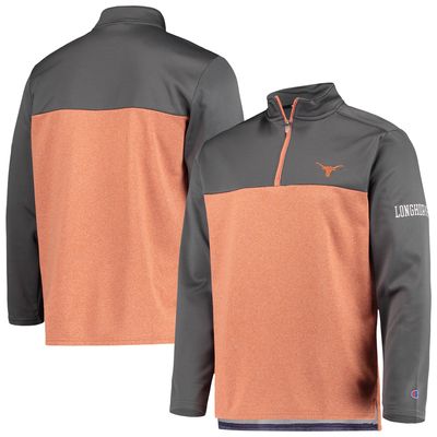 Men's Champion Texas Orange Longhorns Gameday Quarter-Zip Jacket