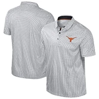 Polo Marty Rival noir pour homme Colosseum Texas Longhorns Big & Tall