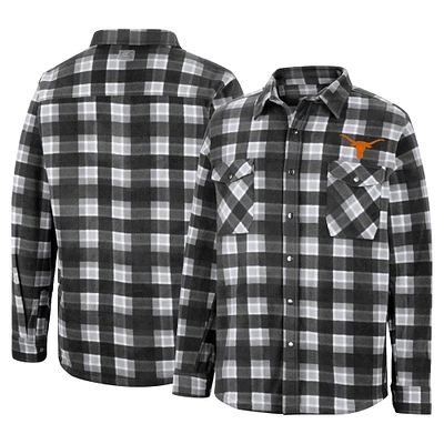 Men's Colosseum Black Texas Longhorns Ellis Full-Snap Jacket