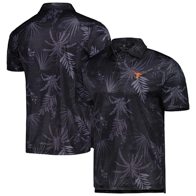 Polo Texas Longhorns Palms Colosseum pour homme noir