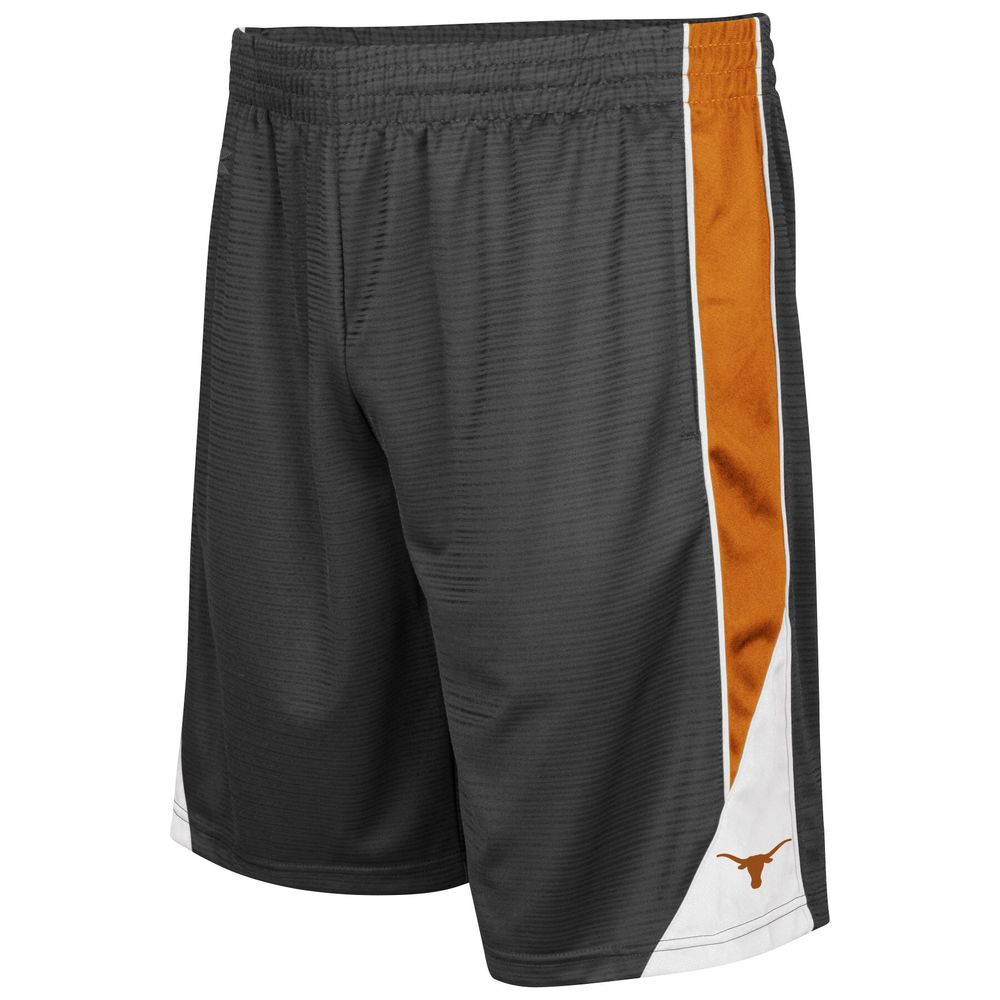 Men's Colosseum Charcoal/Texas Orange Texas Longhorns Turnover Shorts