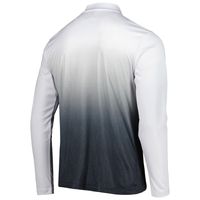 Men's Colosseum Charcoal/White Texas Longhorns Magic Quarter-Zip Top