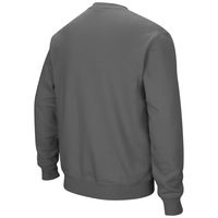 Men's Colosseum Charcoal Texas Longhorns Arch & Logo Pullover Sweatshirt