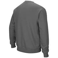 Men's Colosseum Charcoal Texas Longhorns Arch & Logo Pullover Sweatshirt