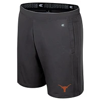 Men's Colosseum Charcoal Texas Longhorns Forget Shorts