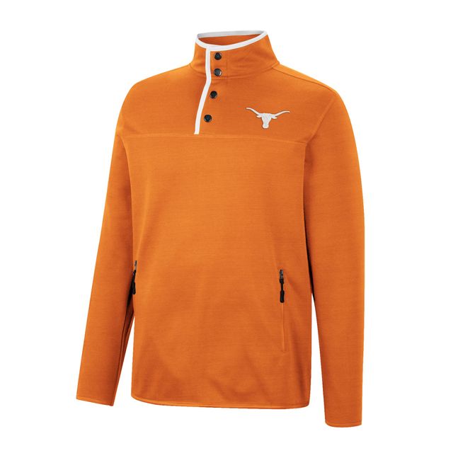 Veste Colosseum Texas Orange Longhorns Rebound Quarter-Snap pour hommes