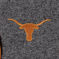 Men's Columbia Gray Texas Longhorns Canyon Point Raglan Half-Zip Top