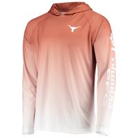 Men's Columbia Texas Orange Texas Longhorns Terminal Tackle Omni-Shade  Raglan Long Sleeve T-Shirt