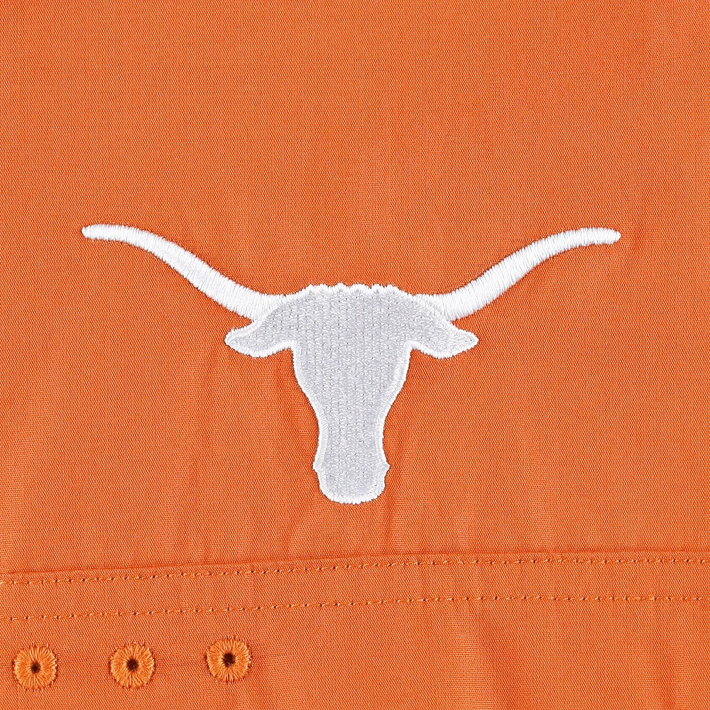 Chemise boutonnée Columbia Texas Longhorns Bonehead pour homme