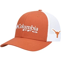 Casquette Columbia Texas Longhorns Orange PFG Flex pour homme